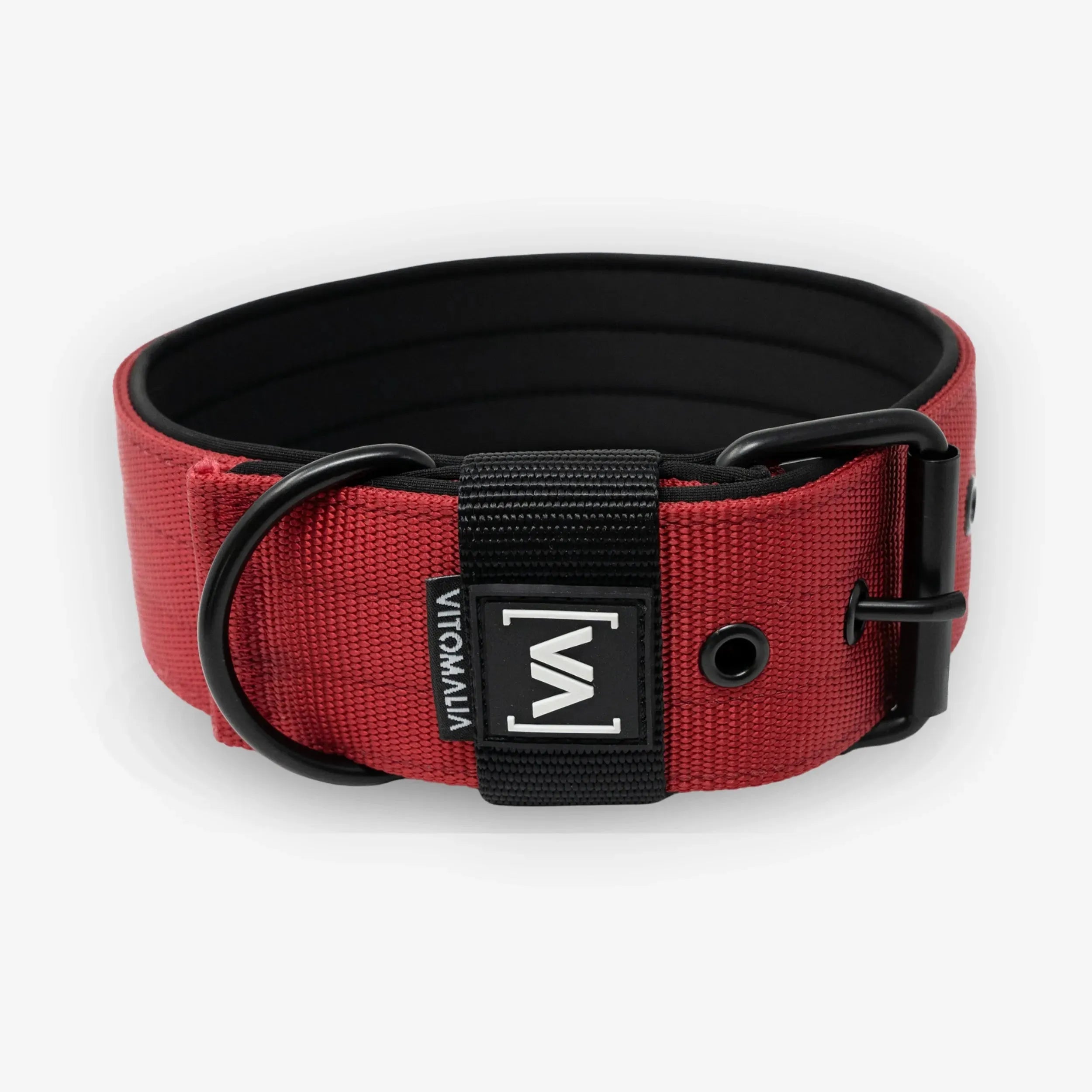 Bundle Classic Nero Edition Bordeaux Set - Collar + 2.2m triple adjustable Dog Leash