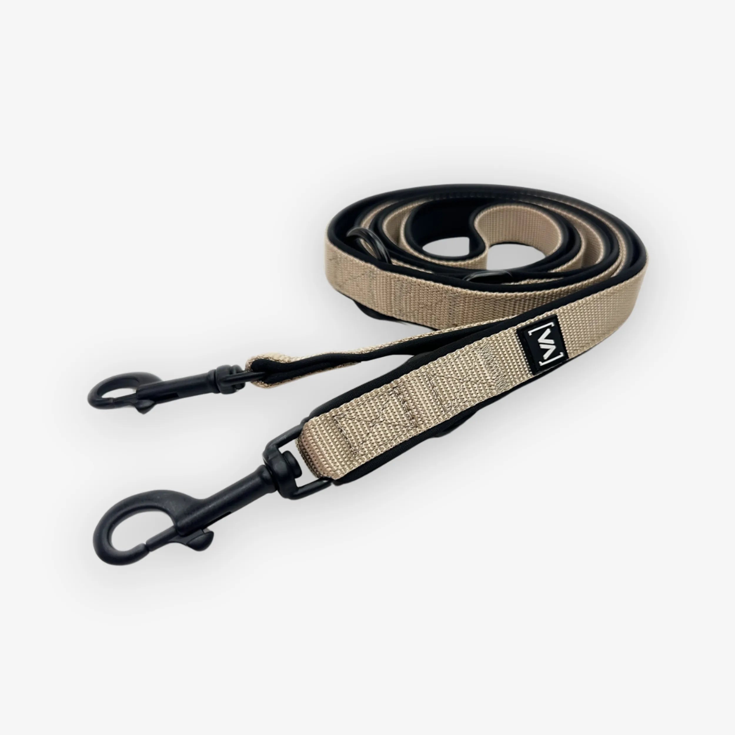 Classic adjustable Dog Leash Nero Beige