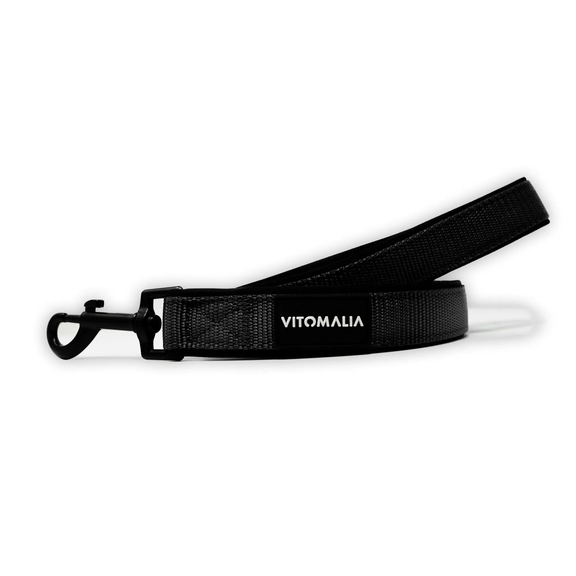 Hundeleine Classic Nero Edition Schwarz - mit Handschlaufe - Vitomalia - Hundeleine