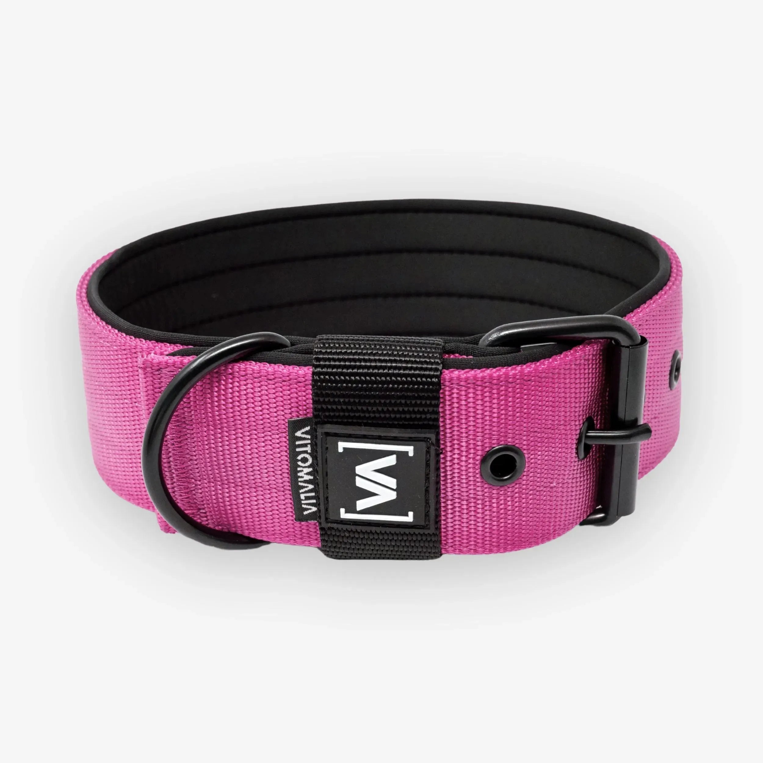 Collar para perro clásico Collar para perro con forro interior saliente - Nero Pink