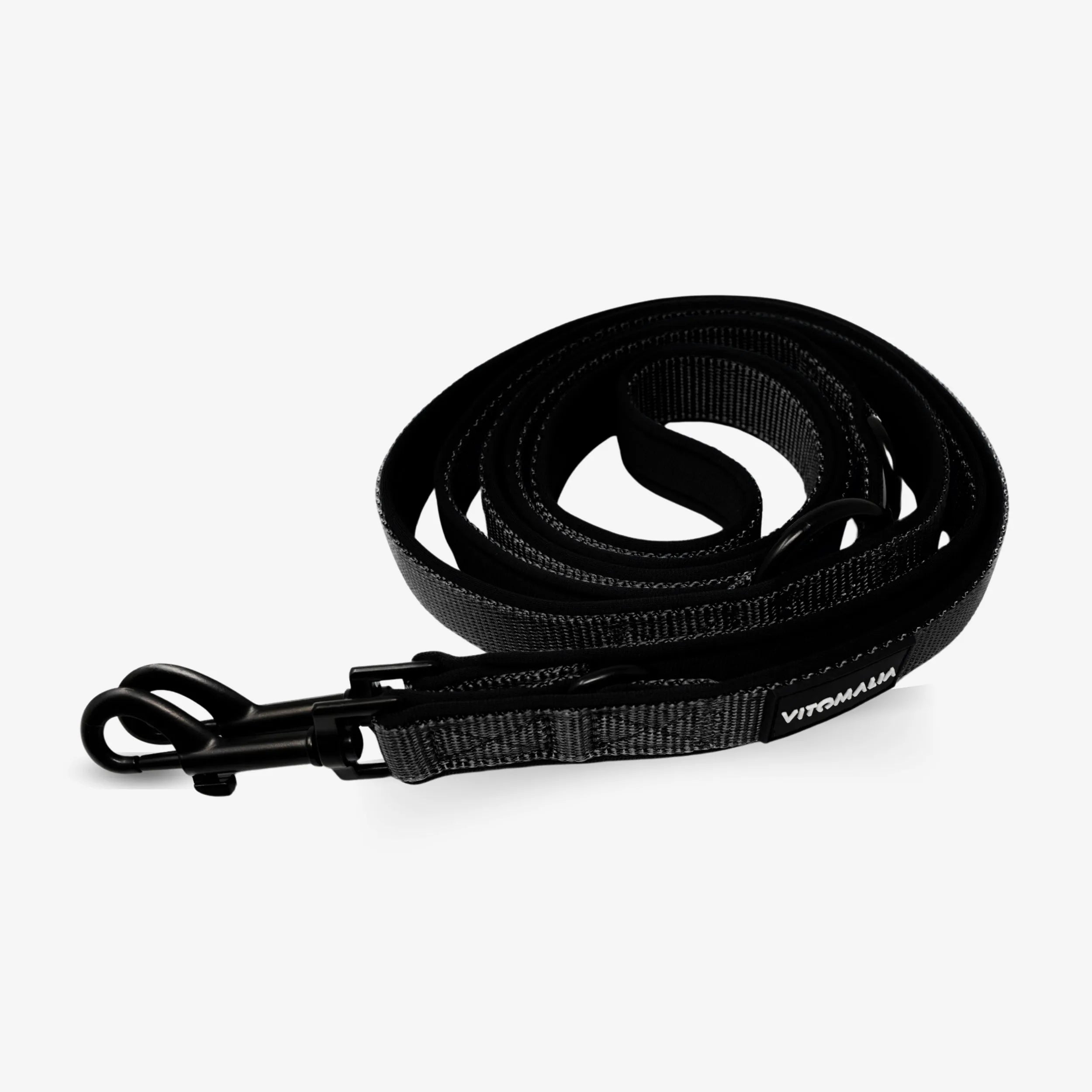 Classic adjustable Dog Leash Nero black