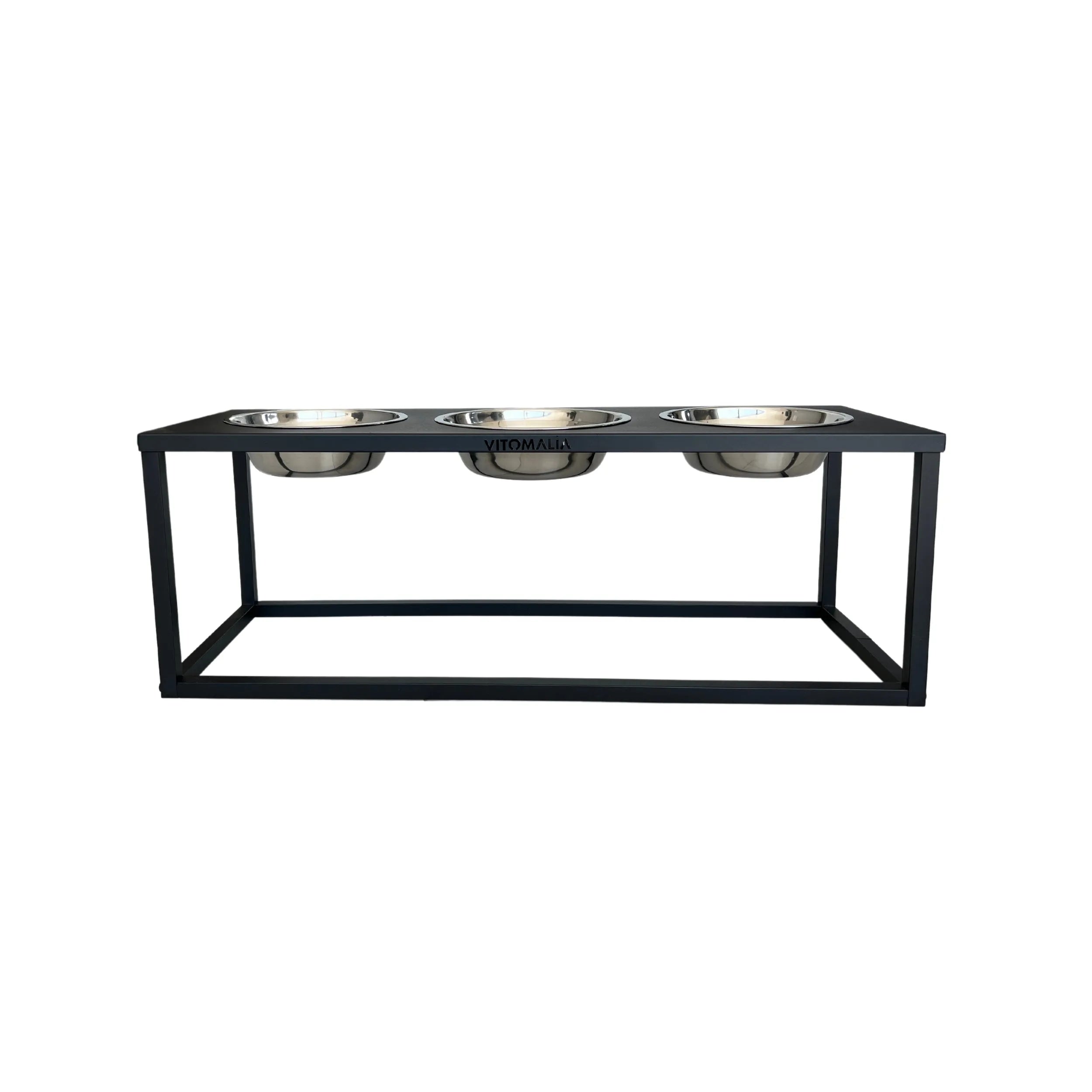 Bundle - Luxuriöse 3er Futterbar für stilbewusste Hunde – 3er Napf Set Easy Go Edition