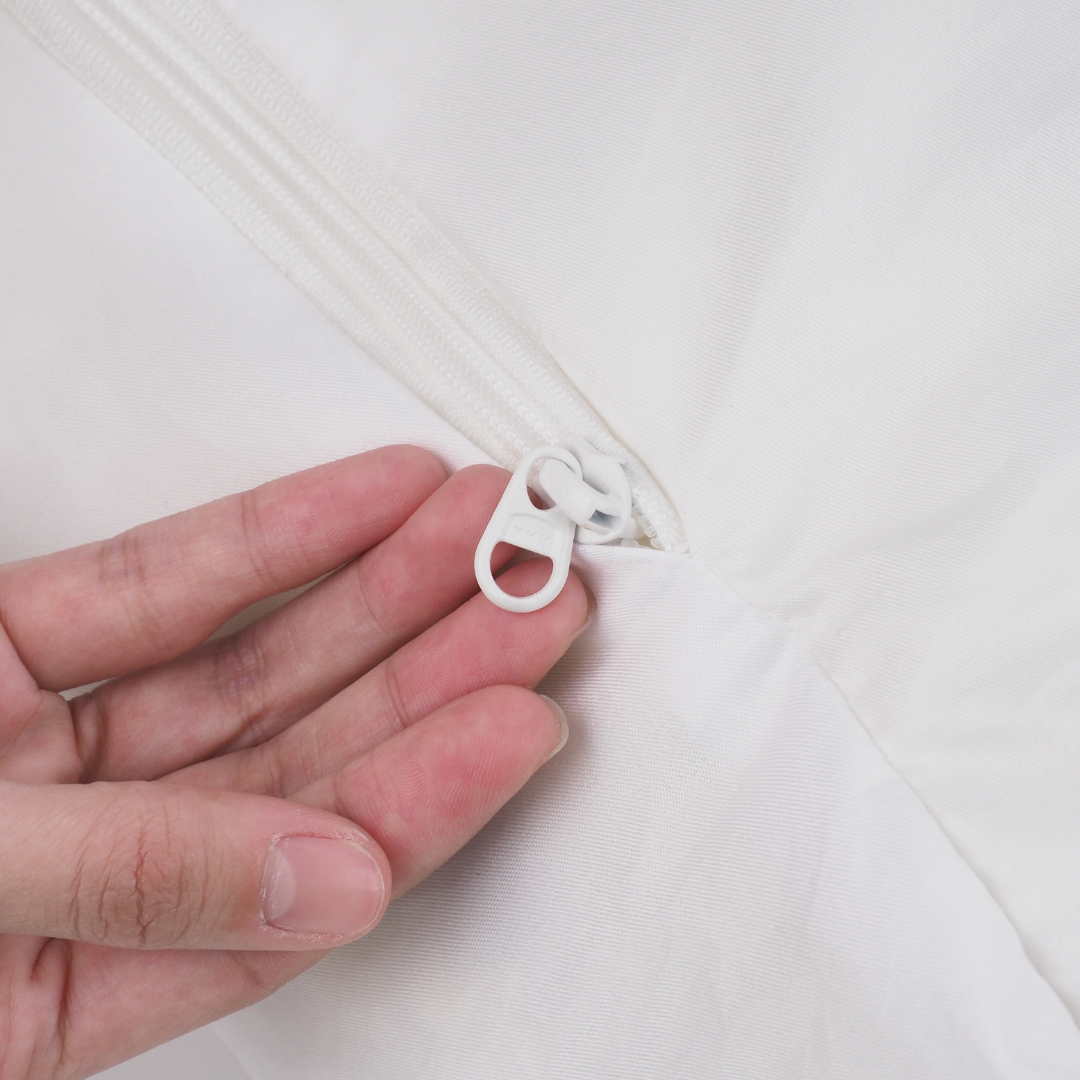 Orthopädisches Donut Hundebett – RePET Linen in Anthrazit