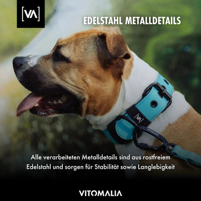 Wasserhalsband mit abstehender Innenfütterung Orange