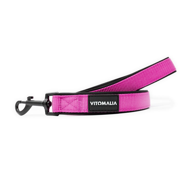 Hundeleine Classic Nero Edition Pink - mit Handschlaufe - Vitomalia - Hundeleine