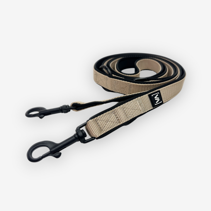 Correa para perro Classic Nero Edition Beige - triple ajustable