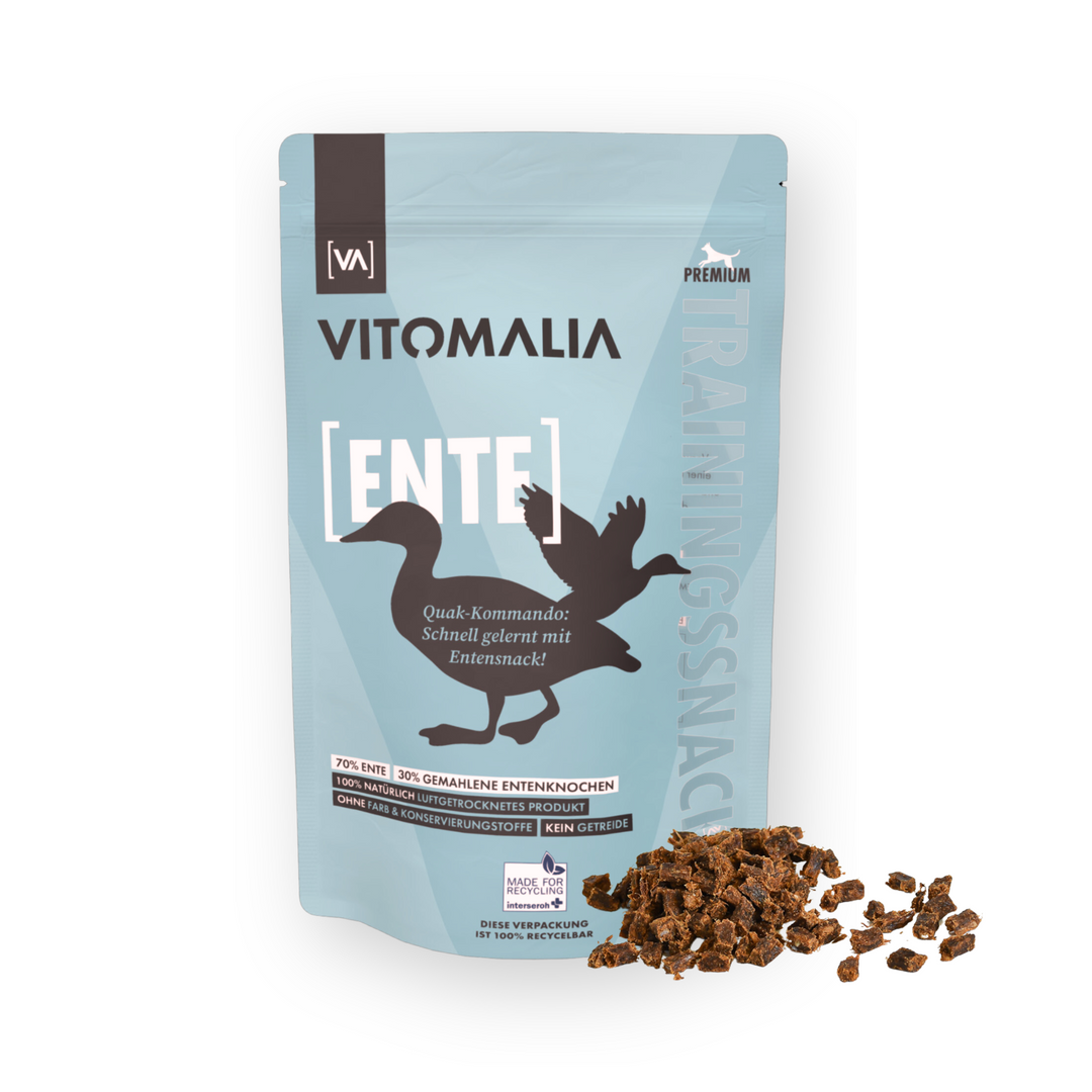 Ente Trainingssnacks - 500g - Vitomalia - Trainingssnacks