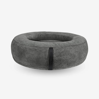 Orthopaedic donut Dog Bed - RePET Teddy in grey