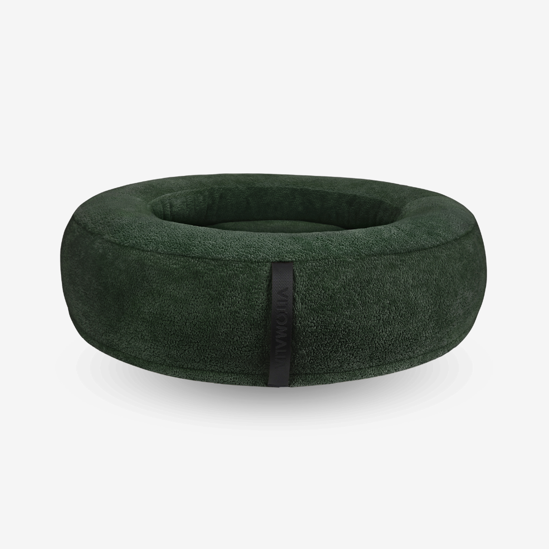Cama para perros ortopédica Cama para perros - RePET Teddy en verde bosque