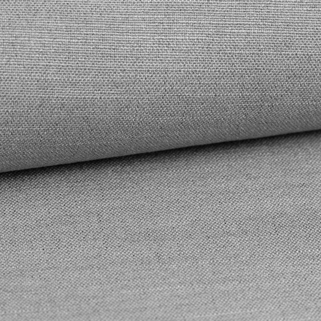 Cama para perros ortopédica Cama para perros - RePET Linen en gris claro