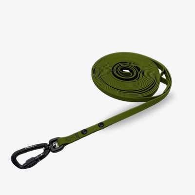 Sicherheits-Schleppleine mit HydroTex-Strukturgummi Khaki