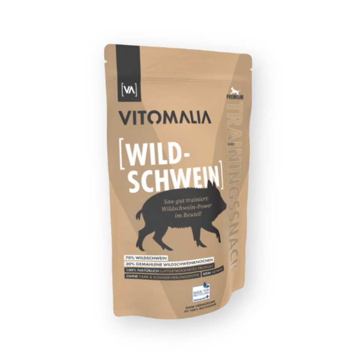 Wildschwein Trainingssnacks - 500g - Vitomalia - Trainingssnacks