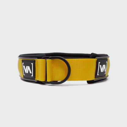 Lightweight pull-stop dog collar with anti-choke function Yellow